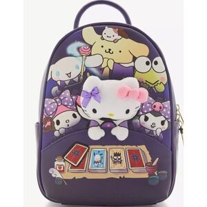 Hello Kitty And Friends 3D Playing Magic Cards Purpl‎ Backpack Sanrio Sealed NWT